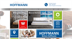 Desktop Screenshot of hoffmann-betten.de