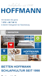 Mobile Screenshot of hoffmann-betten.de